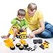 iPlay, iLearn Boys Construction Truck Toys, Kids Take Apart Vehicles Playset W/ Screwdriver, Digger, Excavator, Dump Trucks, Kids Birthday Gifts for 3 4 5 6 Year Olds Toddlers Girls Children