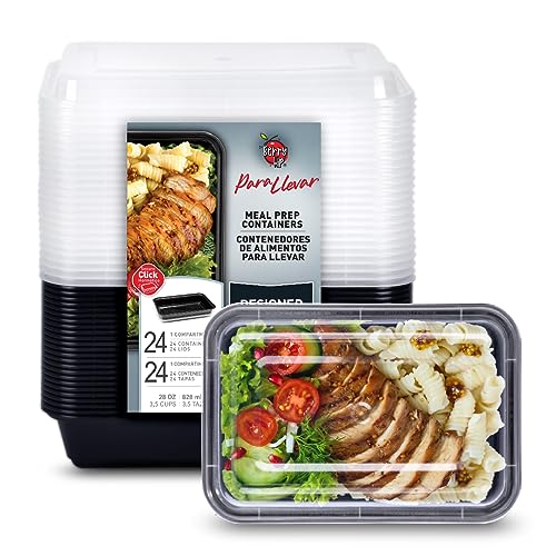 La Mejor Selección de Contenedores de Alimentos - 5 favoritos. 42 Berry Bloom Contenedores para Alimentos Reutilizables (24 Pz), Diseño Rectangular con Tapa Transparente Para Microondas, Congelador y Lavavajillas Fáciles de Limpiar, Apilables y...