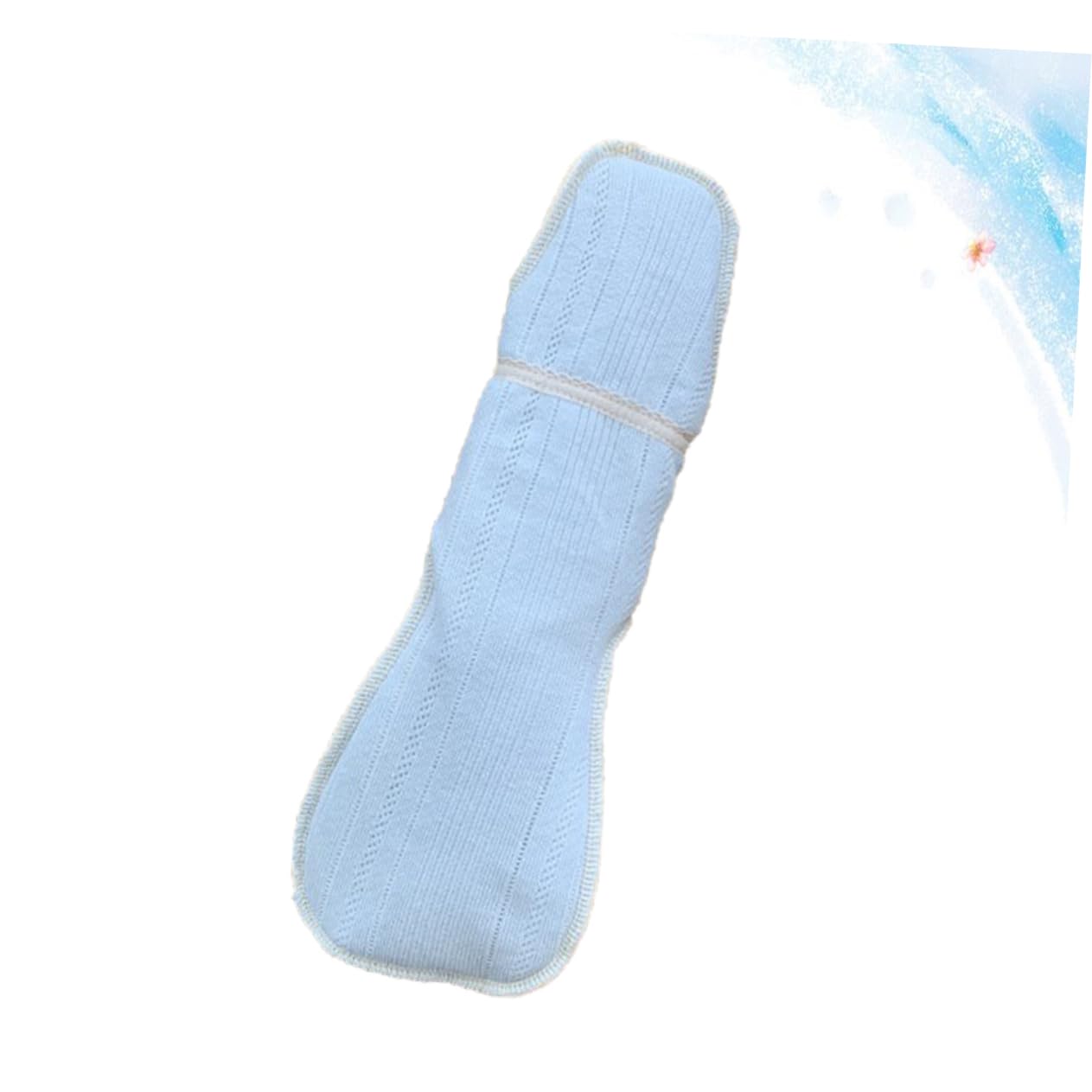 GLEAVI 3piezas Compresa Sanitaria De Algodón Reutilizable y Lavable Para Protección Nocturna Absorbente y Botón De Sujeción Color Aleatorio