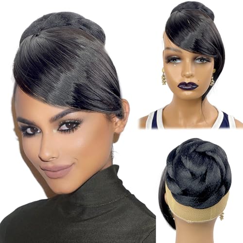 VAVANGA Bun with Bang Set 2pcs - Large Twist Braided