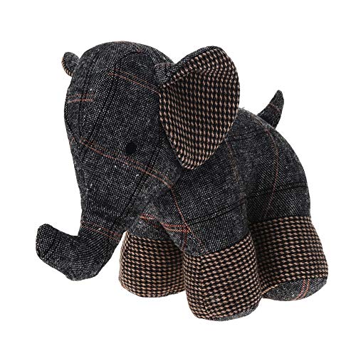 Preisvergleich Produktbild made2trade Großer weicher Türstopper im Elefanten-Design - Schwarz