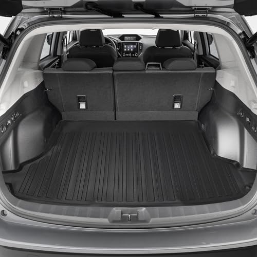 Premium Cargo Liner for Subaru Forester Not Equipped with Subwoofer 2019-2025 - 100% Protection - Custom Fit Car Trunk Mat - All-Season Black Cargo Mat - 3D Shaped Laser Measured Trunk Liners