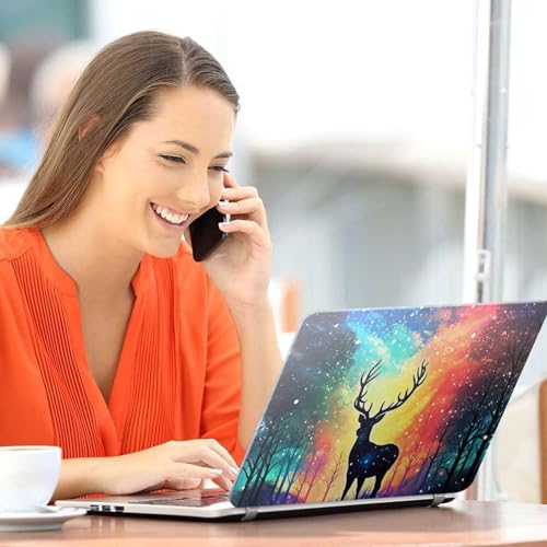 Image of Galaxsia Floral D40 Full Body Vinyl Laptop Skin /Sticker /Cover Upto 15.6 Inches Laptops Laminated-Removable-HD Quality Compatible for Hp-Dell-Sony-Lenovo-Asus etc.(15x10 Inches)