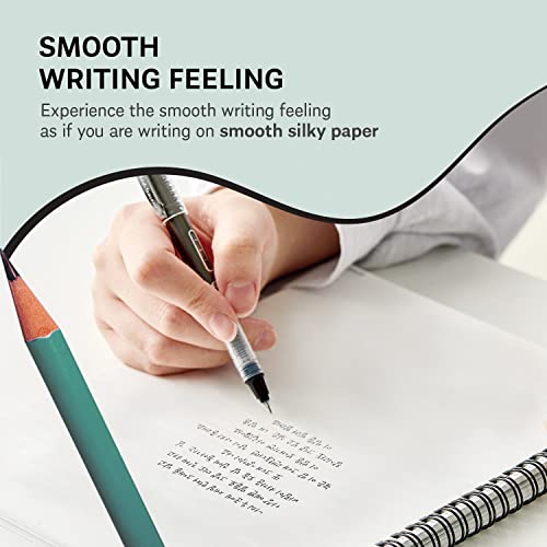 Gak. Stone Paper Notebook | No Lines Spiral Notebook Waterproof Sheet Aesthetic Journal For Note Taking | Notebooks For Work & Aesthetic School Supplies | Large Size, Green (7.2”X10.1”, 50 Sheets) #TOP5