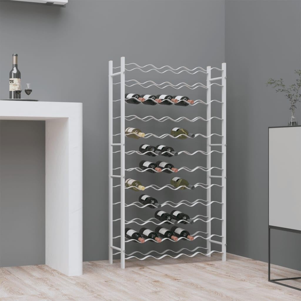 Casier à vin en fer pour 36 bouteilles 64x22x58,5 cm idéal salon