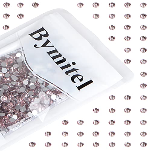 Image of 1440 Pieces Nail Rhinestones Glueless Hotfix Fixed Round Flat Back Glass for Jewelry Making with a Picking Pen (Ss20 1440pcs, Lt. Amethyst)