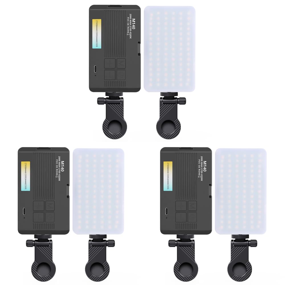 Luce Video RGB 2700-6500K Lampada di Appoggio Portatile Ricaricabile per Fotografia e Vlogging