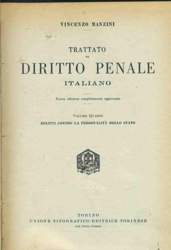  Trattato di diritto penale. Volume quarto