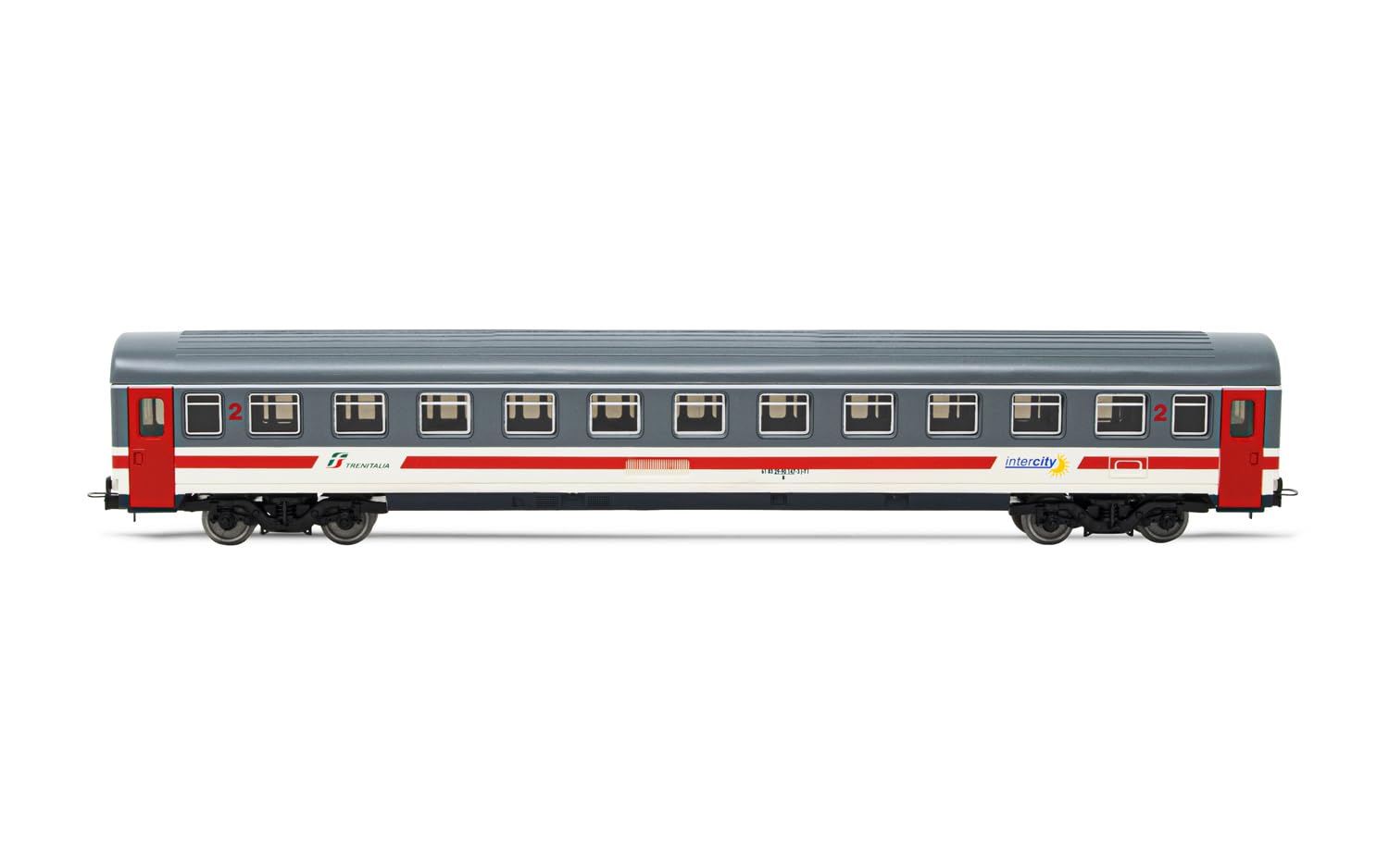 Lima HL4050 FS UIC-Z1 2nd class Intercity Giorno livery blue with red st model RailwayRolling Stock - Coaches