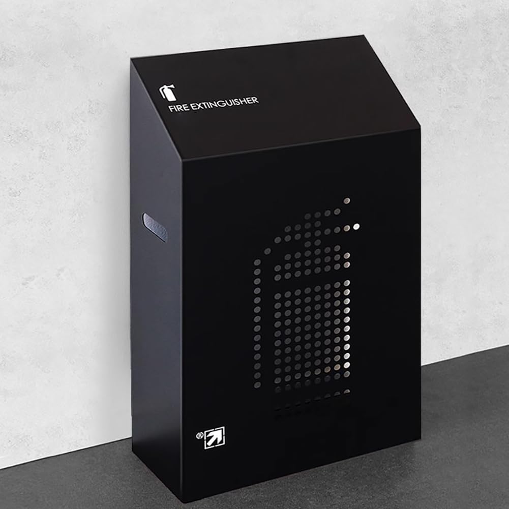 Armoire de rangement pour extincteurs métallique sur pied