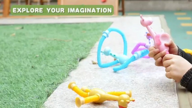 Juego De 8 Jirafas Telescópicas Con Ventosa – Juguetes Sensoriales De Alivio De Estrés Para Niños Y Adultos