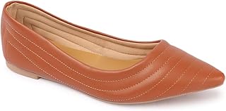 carlton london Women Comfortable Flat Pointed Toe Slip On Fashion Shoes for Daily use, Office use, Casual use-picture-14