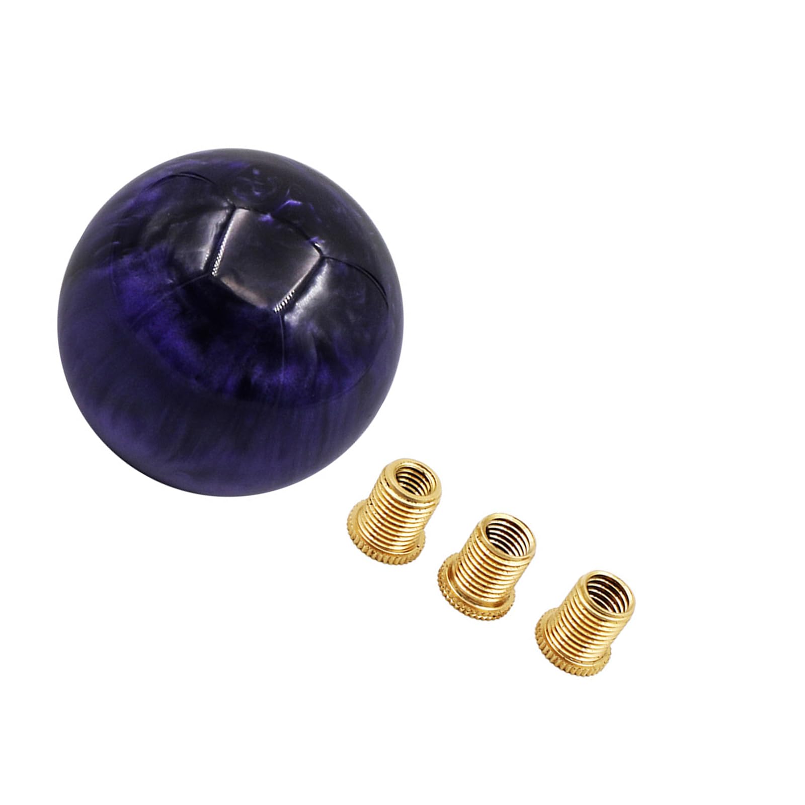 Nucelit Purple Ergonomic Acrylic Gear Knob With Multiple Colors Simple Install For Car Customization Acrylic Manual Gear Change Knob
