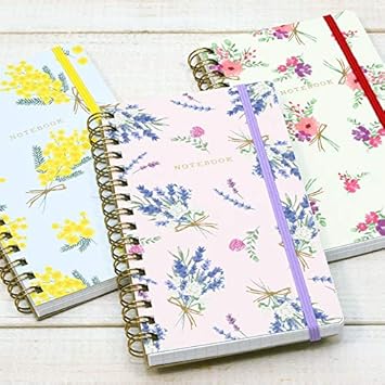 Amazon カレン スリムノート おしゃれ 大人 かわいい 可愛い ミモザ ノート 文房具 オフィス用品