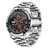 [24-Stunden-Herzfrequenzüberwachung] - Die Gesundheitsuhr verwendet fortschrittliche Sensortechnologie, um die Überwachung der Herzfrequenz und des Blutdrucks zu unterstützen, so dass Sie anhand der aufgezeichneten Daten ein klareres Bild von Ihrem körperlichen Zustand erhalten. Herren Armbanduhr Sie kann auch automatisch Ihren Schlafstatus überwachen und die Qualität Ihres Schlafes umfassend analysieren.