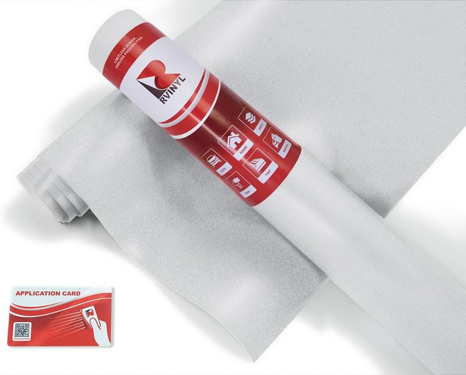 ORACAL 970RA Series Dual Cast Wrap Film in Matte Metallic Silver Gray 090M - 1ft x 5ft Thick Car Vinyl Roll with Air Release Adhesives for Vehicles