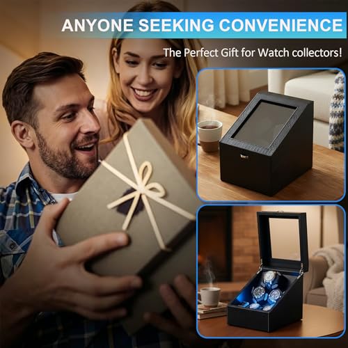 Image of Watch Winder + Watch Storage Box with Japanese Quiet Motor