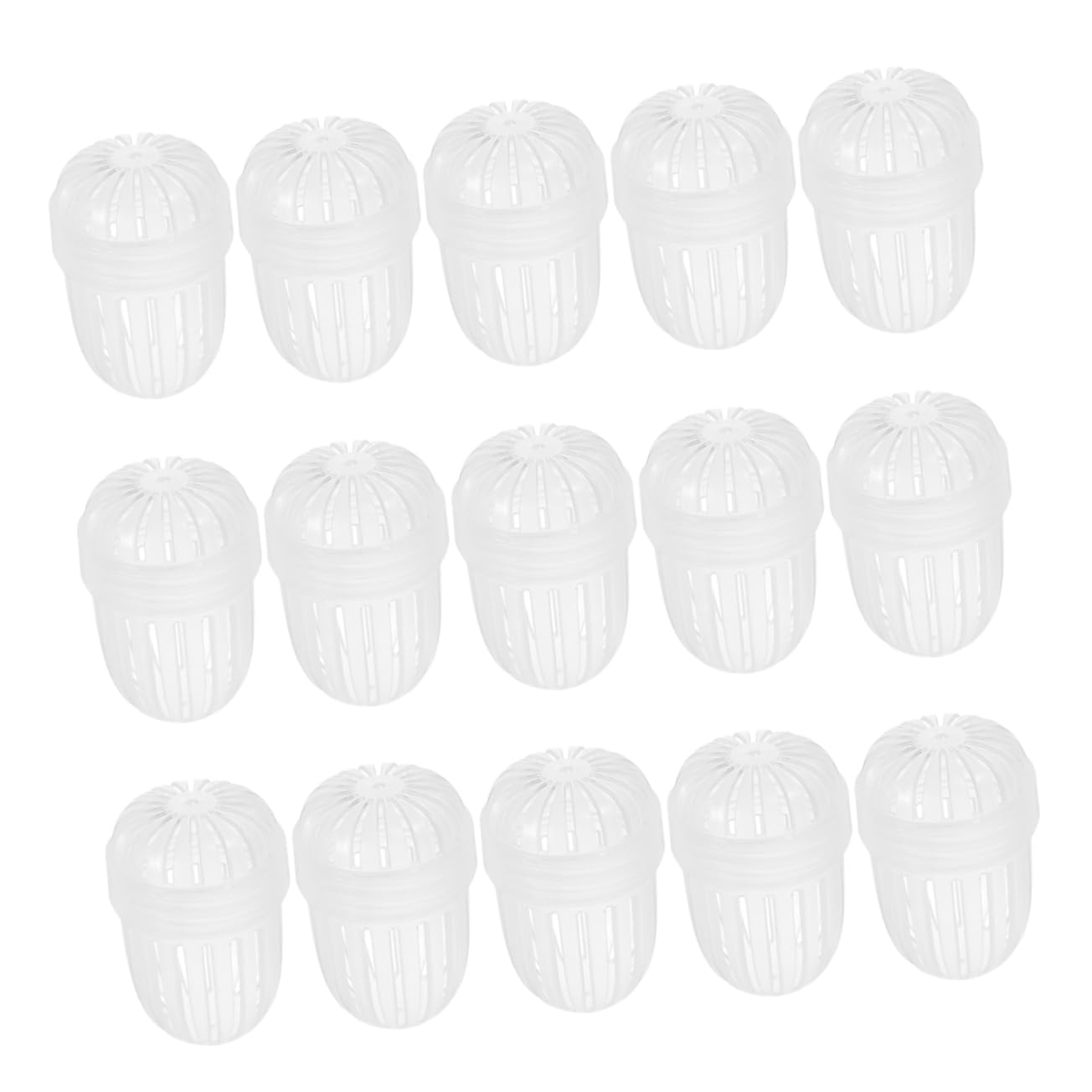 PRETYZOOM 20pcs Tea Infuser Balls Clear Plastic Tea Steeper Mesh Strainers Mugs and Cups Precision Filtration