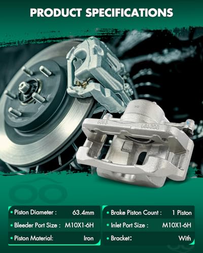 Image of SCITOO Front Right Disc Brake Caliper With Bracket 19B2671 | Fit For Honda Model - For Pilot 2003-2008 1PC