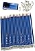 Staedtler norica HB #2 Graphite Pencils 50 Blue Pencils 50 Arrow Tip Erasers and 1 Elite Sharpener