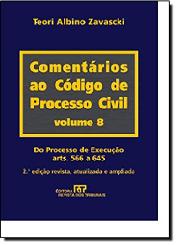 Capa de Comentários ao Código de Processo Civil - Volume 8