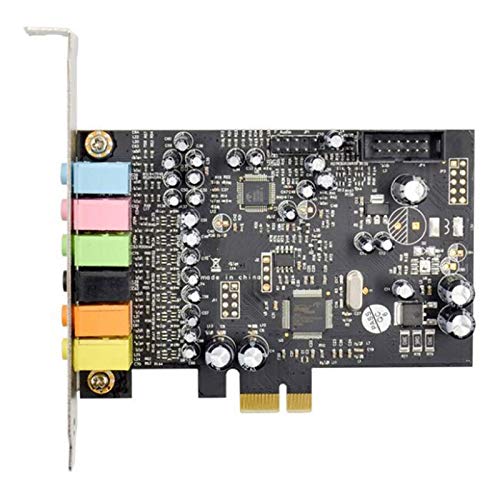 Tarjeta de Sonido PCIe de 7.1 Canales CM8828 + CM9882A con Soporte SPDIF Tarjeta de ExtensióN EstéReo 3D Digital AnalóGica PCIe 7.1CH