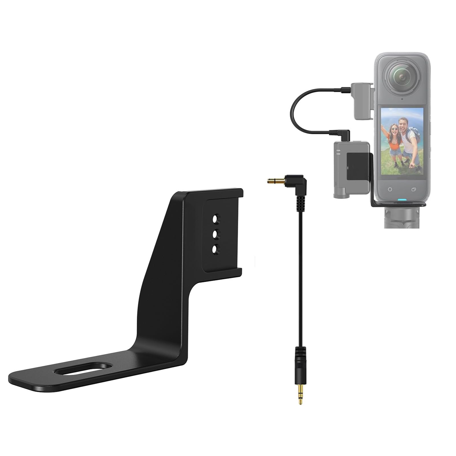 Support d'extension micro pour Insta360 X4 X3 ONE X2 compatible DJI Mic