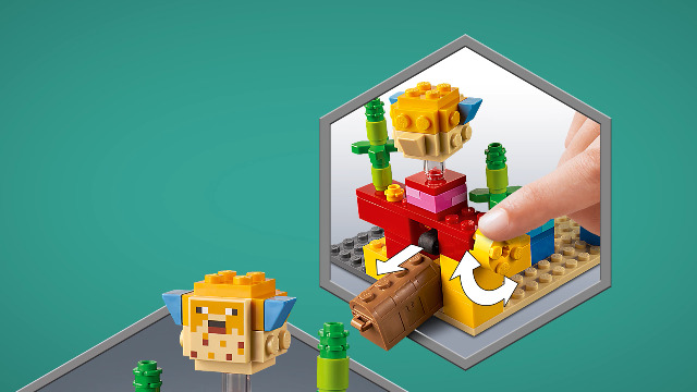 Amazon.co.jp: レゴ(LEGO) マインクラフト サンゴ礁 21164 おもちゃ