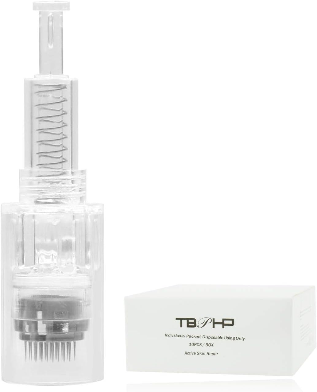 Dermapen 42 naaldcartridge microneedling, 10 steriele naaldmodules, enkelvoudig verpakt, voor Auto Electric Derma pen Derma Roller apparaat