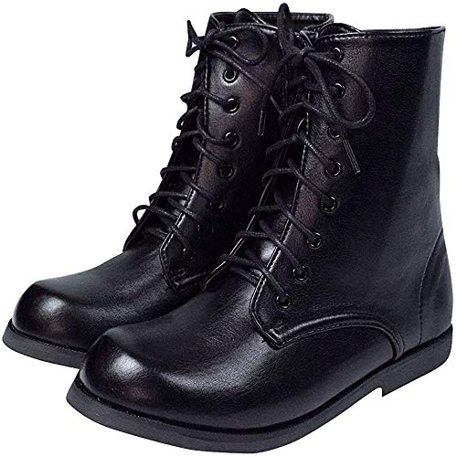 KYOETSU Girl's Boots for Japanese Hakama and Kimono Lace-Up Side Zipper4