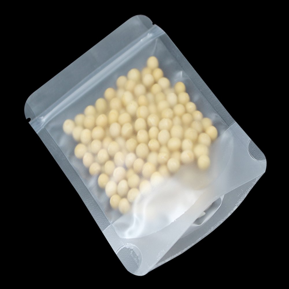 Lot de 100 Sachets Alimentaires Refermables, 15x22cm