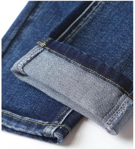 Men's Straight-Leg Jeans, Loose Wide-Leg Casual Regular-wash Jeans2