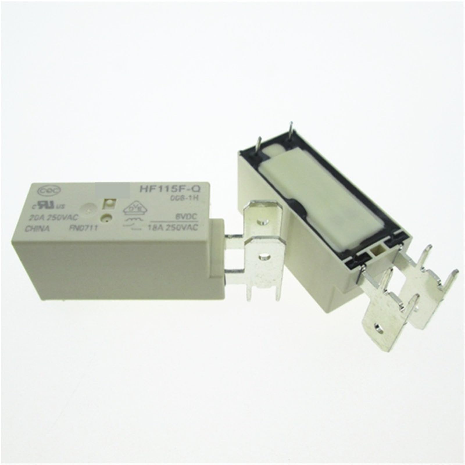 Relais 6 V HF115F-Q-006-1H JQX115FQ0061H composant électronique 6VCC 18A 250VCA