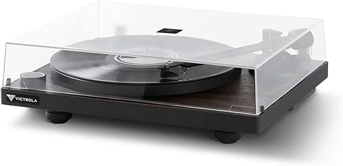 Miniatura 6 de Victrola Premiere T1 Turntable - Elegante reproductor de discos de vinilo moderno, 33-13 y 45 RPM discos de vinilo y LPs, Bluetooth 5.0 integrado,