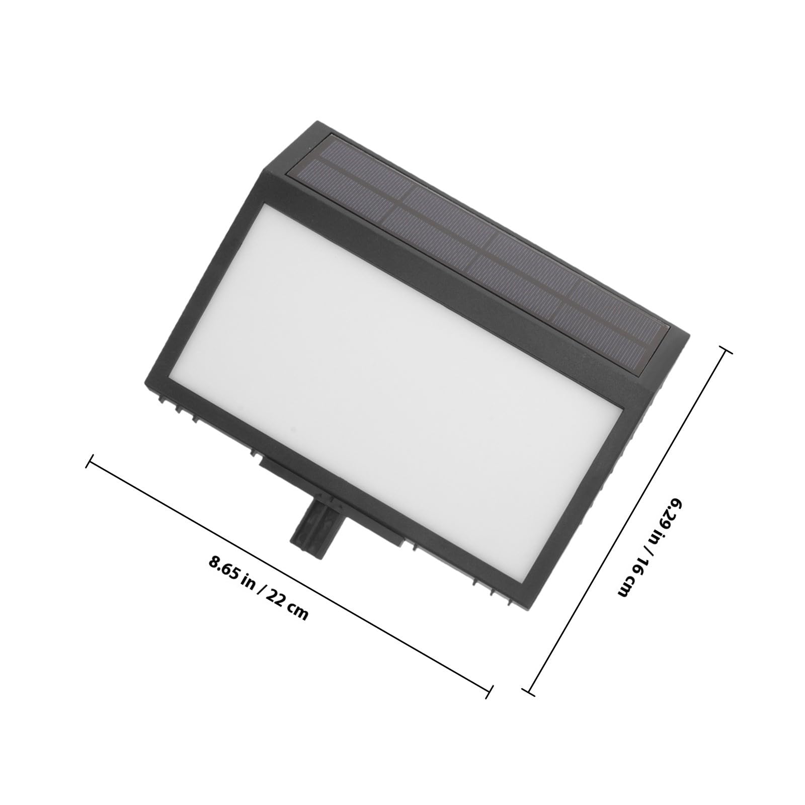 TOPBATHY Solarbetriebenes mit Hoher Helligkeit aus Kunststoff Hausnummernschild und Klarer Digitaler Anzeige für Außenbereich und Haustürbeleuchtung