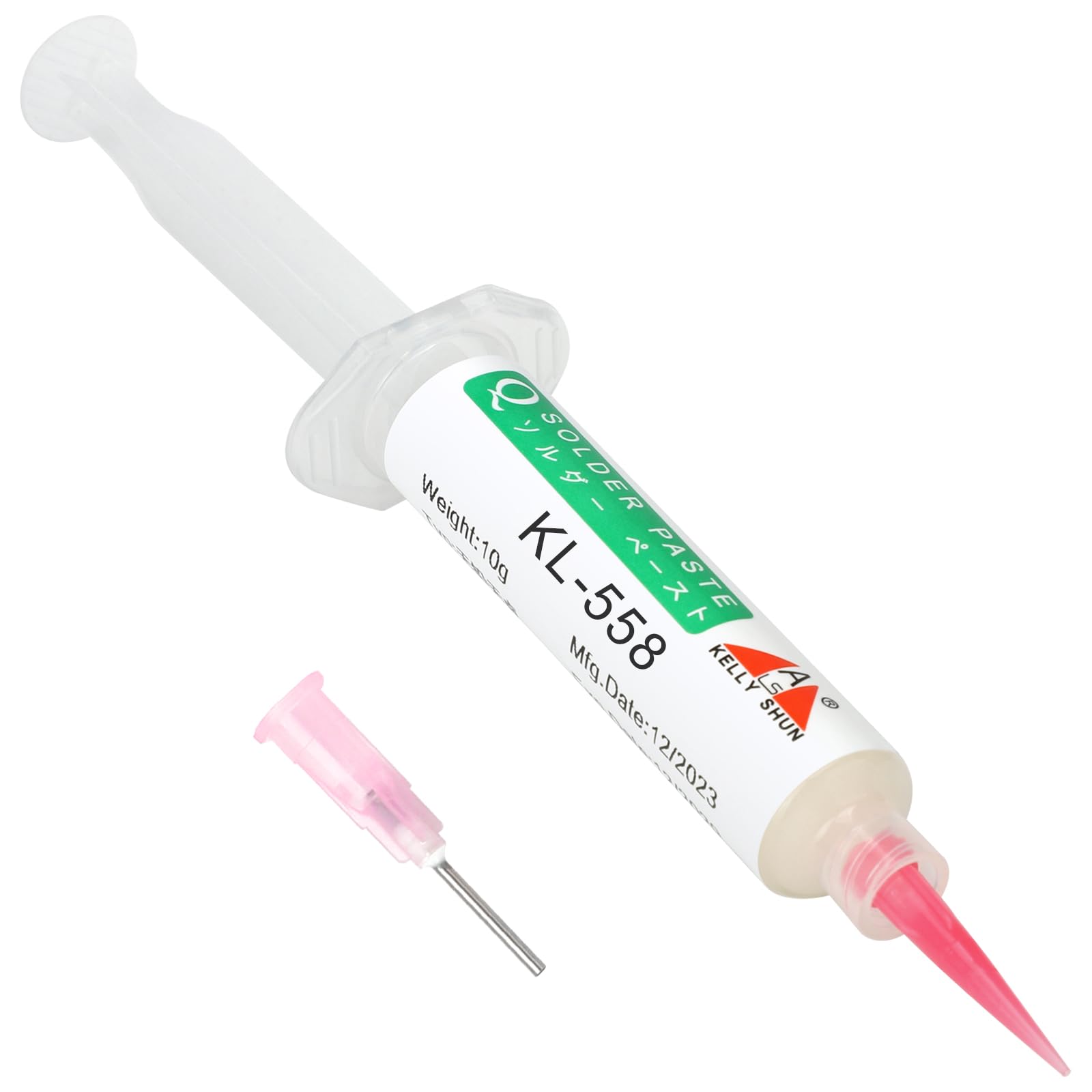 KL-558 Solder Flux,10CC/Bottle No Clean Soldering Flux Paste,Solder Flux For Electronics Soldering,For Phone,BGA,SMD,PCB Electronics Soldering