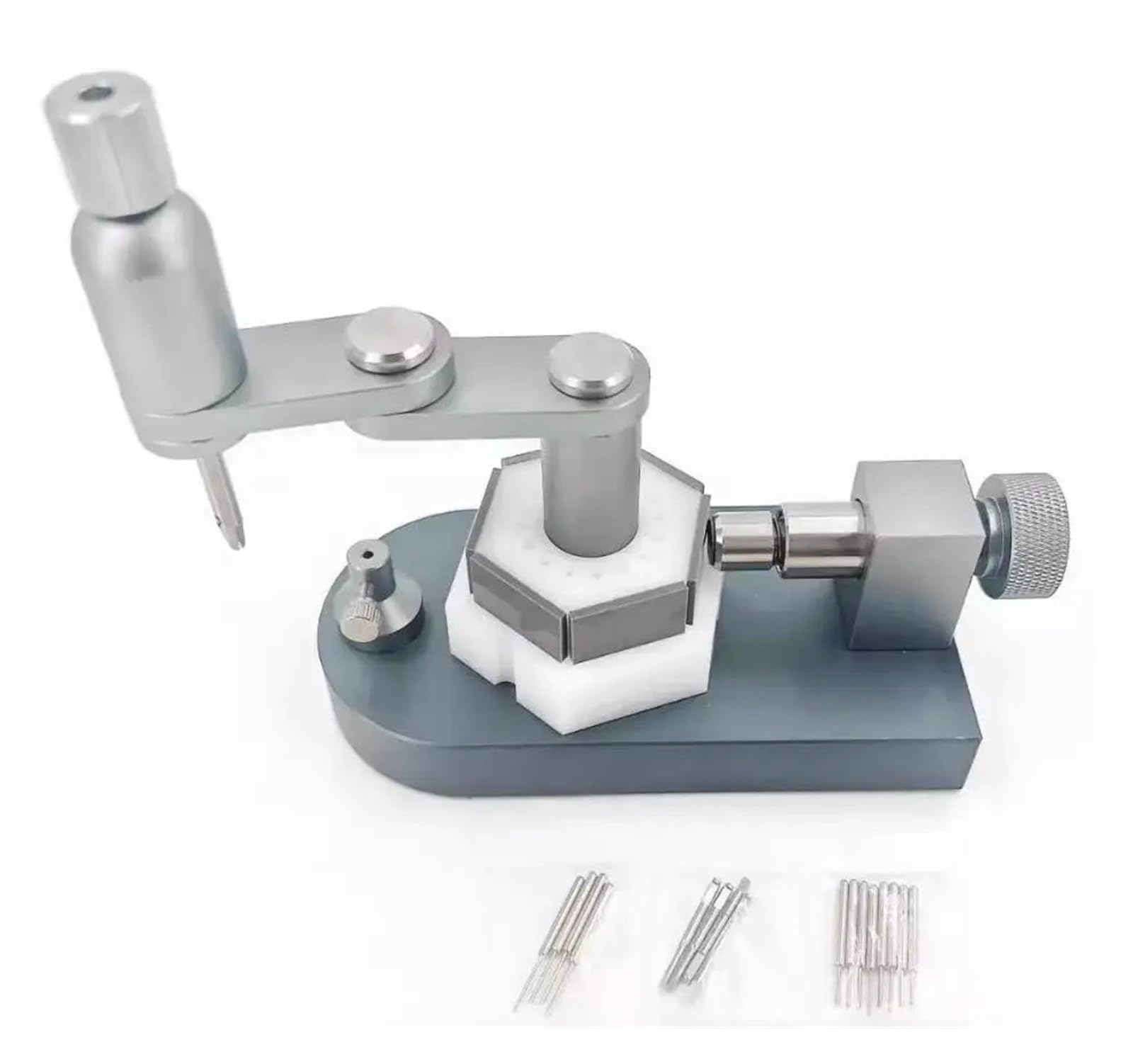 1 removedor de pasador de chaveta de reloj giratorio de 360 ​​° W3038 | Quitar pasadores y tornillos for ajustar o reparar pulseras de reloj.