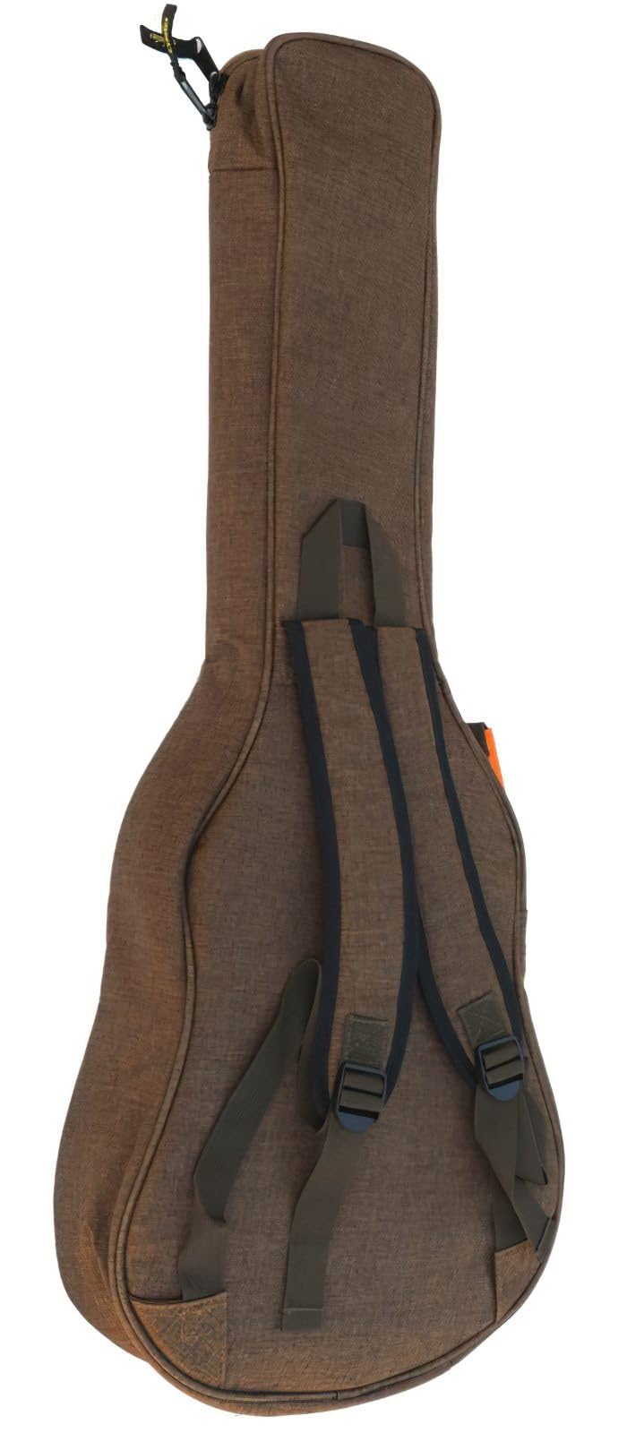 cibeles Gitarrentasche für klassische Gitarren und Flamenca, gepolstert, 15 mm, bronze, 4/4, Gitarrentasche