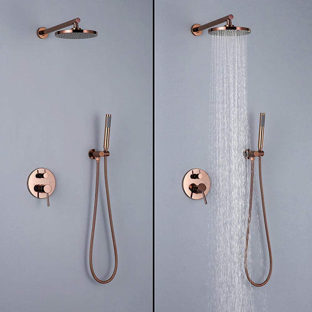 Prysznice łazienkowe z deszczownicą z zestawem kranów, 20 cm