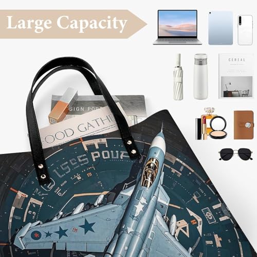 Chess Piece Brown Pattern Work Tote Bag for Women Leather Shoulder Bag with Magnetic Buckle Purse And Handbags4