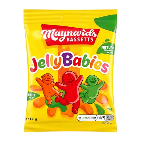 Maynards Bassetts Jelly Babies 130g Pack de 6 miniatura 1