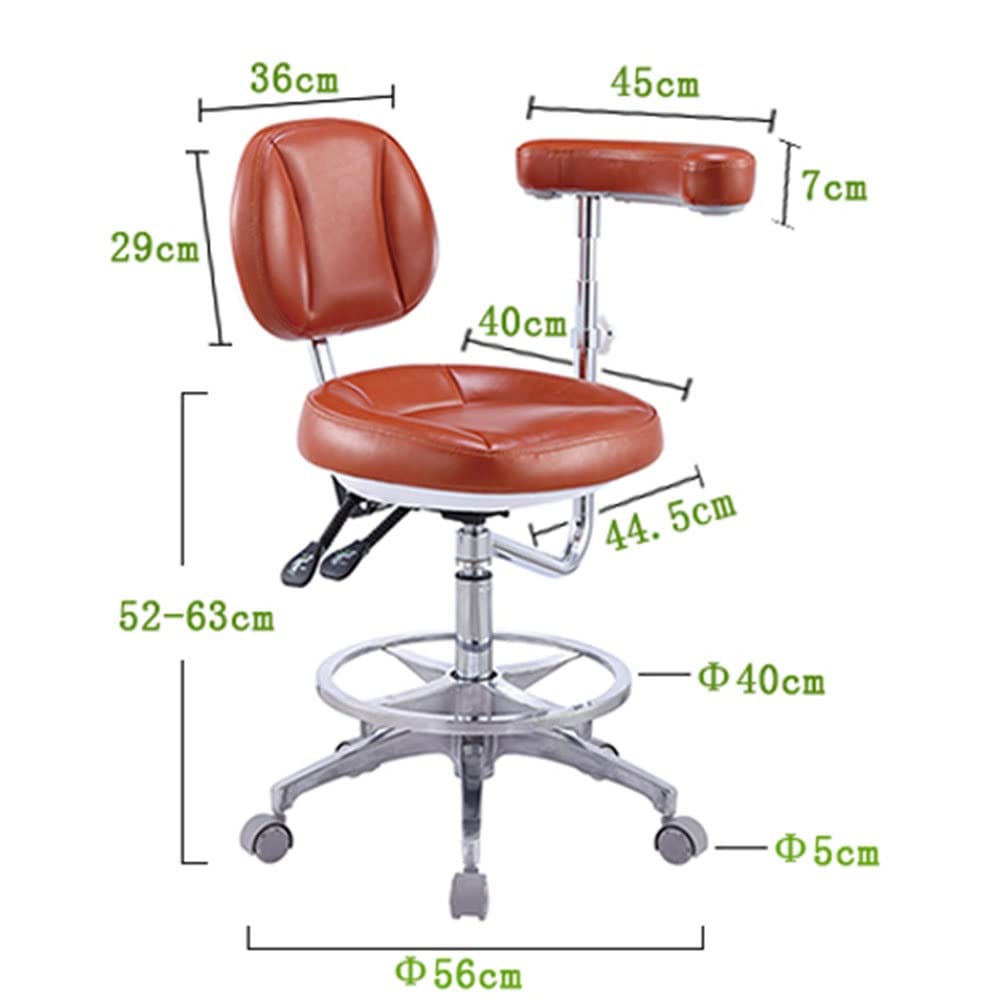 Amazon.com: GUNEL Rolling Stool Chair Medical Doctor Chair Dental
