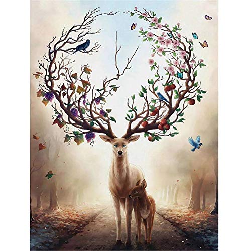 Diamond Painting Carré Fleurs 40x50cm Broderie Diamant 5D