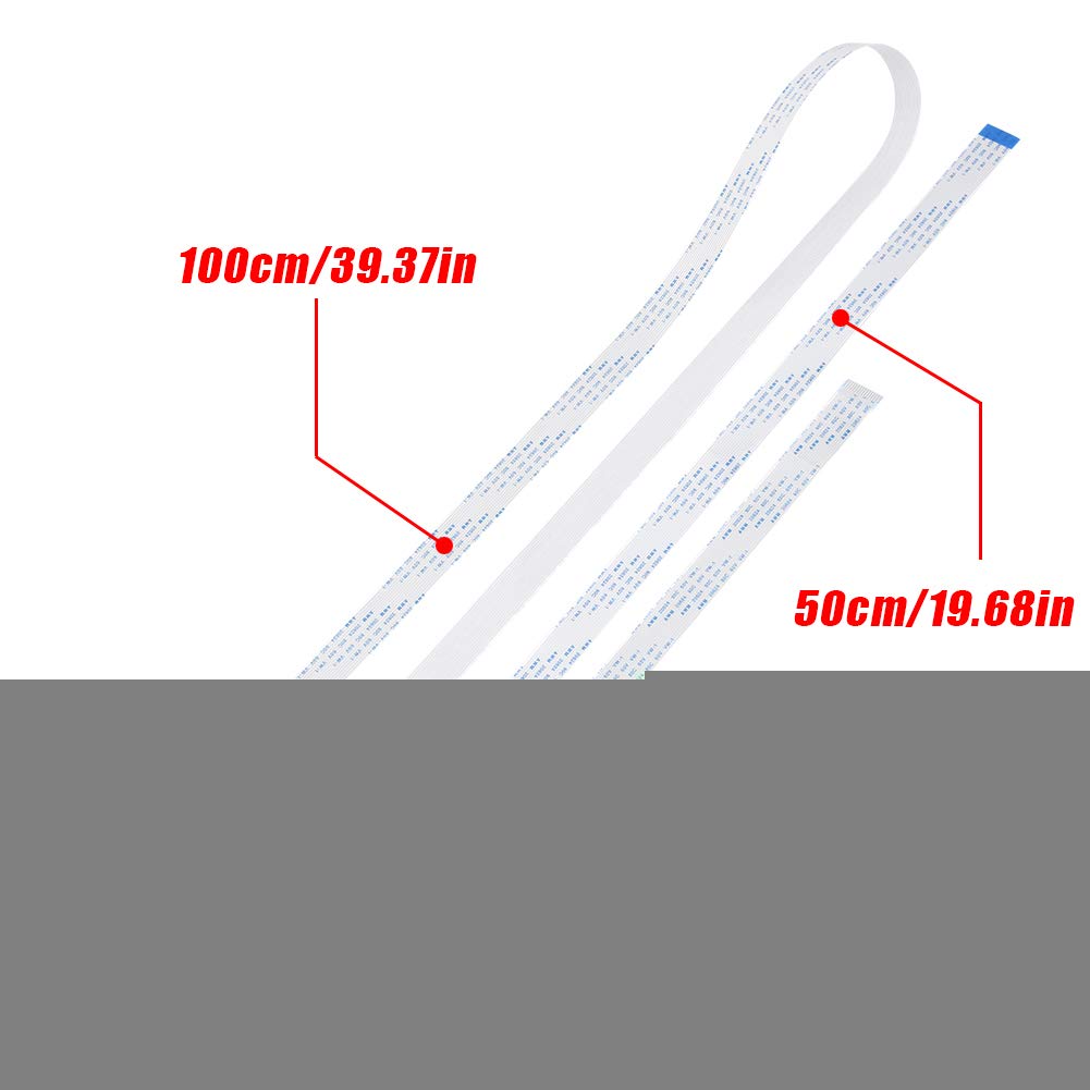 Cavo FFC, 30 pin, 30 cm, 50 cm, 100 cm, nastro FFC, modulo Raspberry Pi, collegamento cavo flessibile per estensione della fotocamera (3 pezzi/set)