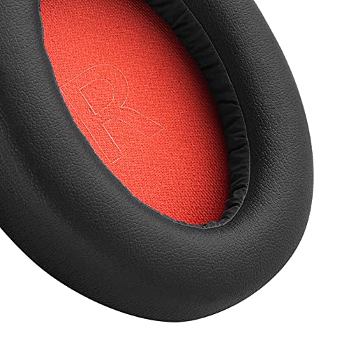 Almohadillas de Repuesto para Auriculares Geekria Compatibles con Anker Soundcore Life Q10, Life Q10BT, Life 2 NEO BT, Almohadillas (Negro/Rojo) miniatura 5
