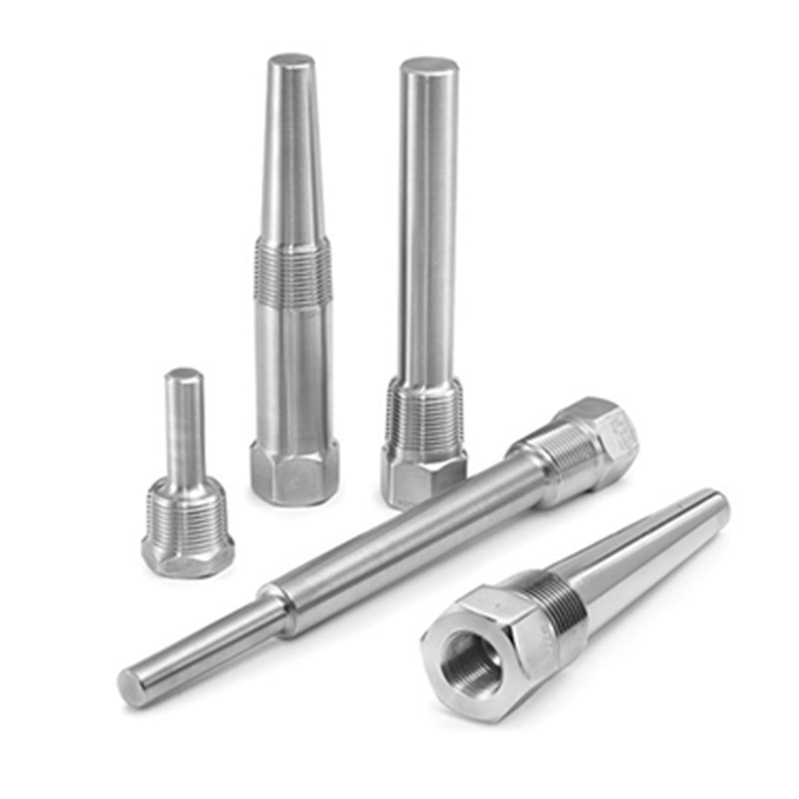 1 pozzetto termometrico for indicatore di temperatura involucro termometro bimetallico 304ss(150mm)