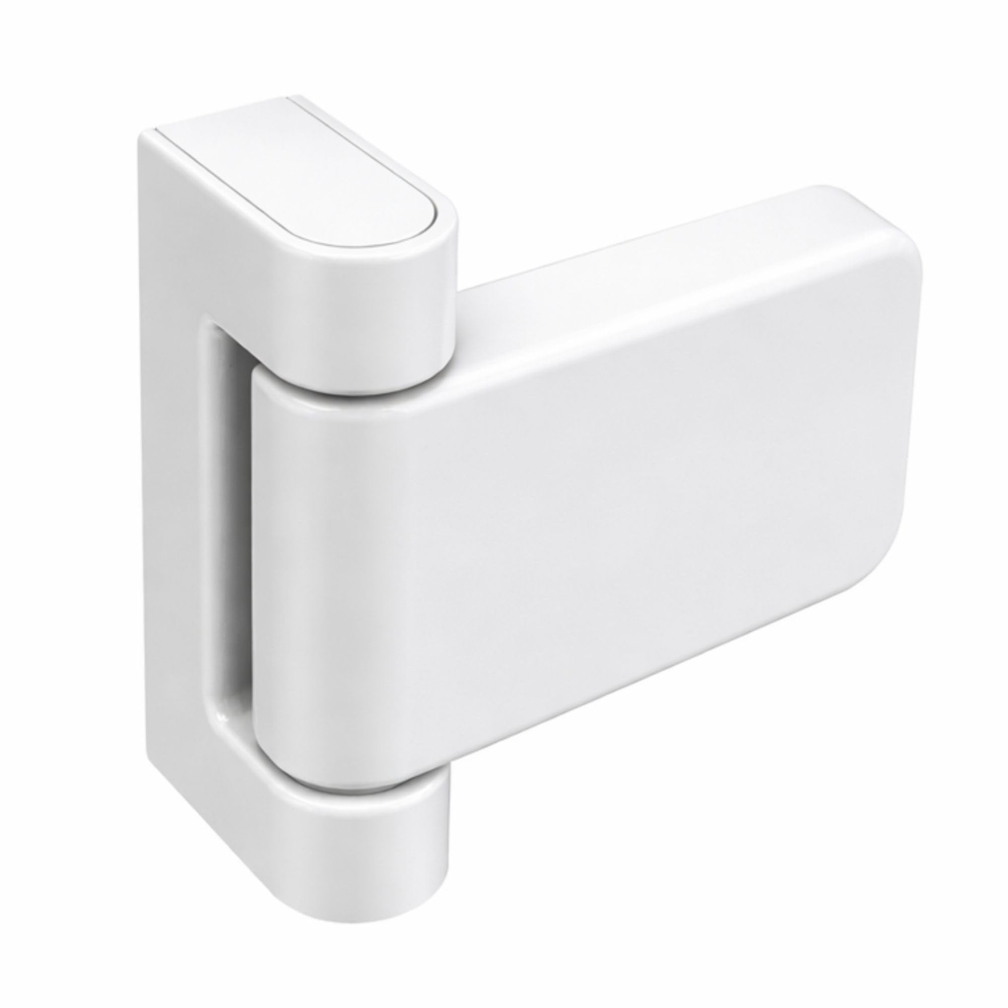 UAP 3D Adjustable T Flag Axis Door Hinges - High Security for All External uPVC Doors - Universal, Non-Handed Design for Optimal Functionality and Versatile Installation (21mm Rebate, White)