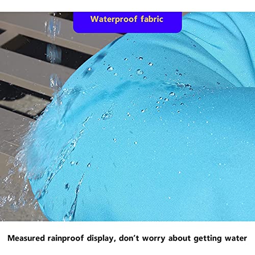 Overstuffed Rattan Papasan Chair Cushion,Waterproof Swivel Rocker Cushion, Solid Color L Shape Thick For Indoor Garden Or Outdoor Rocking Chair Seats,Navy Blue,47.24In*23.62In #TOP4