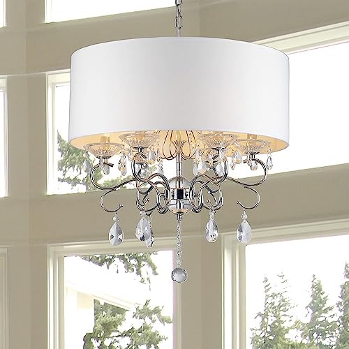 Lustre en cristal moderne pour illuminer un salon sombre efficacement