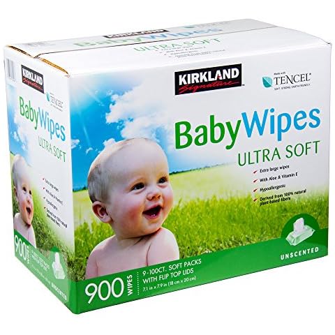 Kirkland Signature, 900 toallitas de bebé sin fragancia Cover